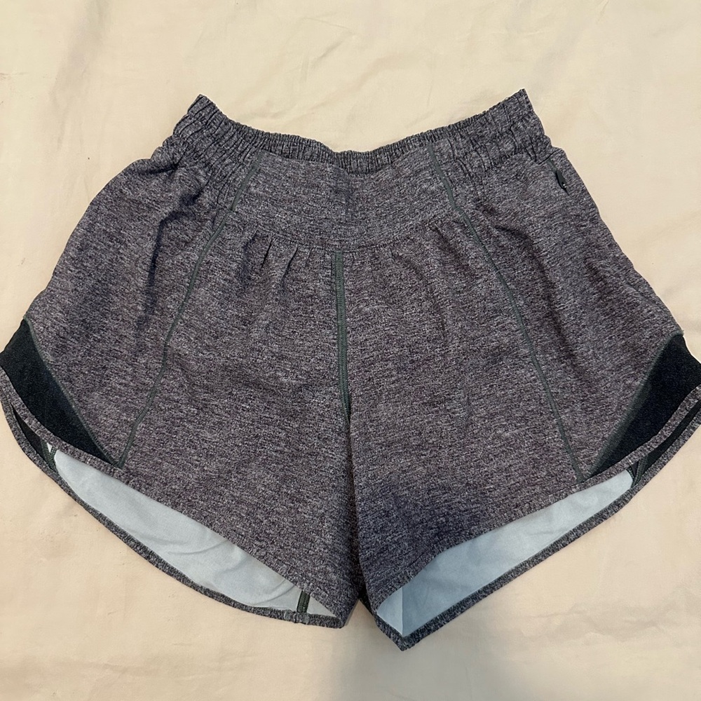 Lululemon Gray Hotty Hot 4” Shorts